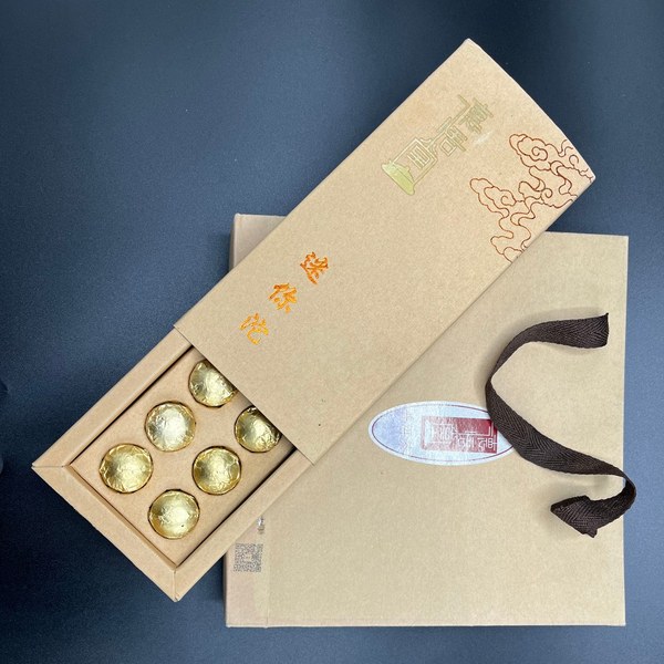 06熟普小金沱实拍（牛皮纸抽拉盒·金箔纸小沱独立分装）
