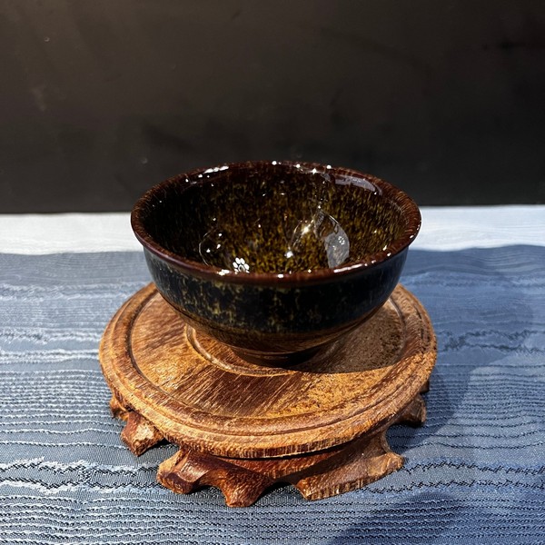 茶叶末盏（窑变釉 · 品杯）