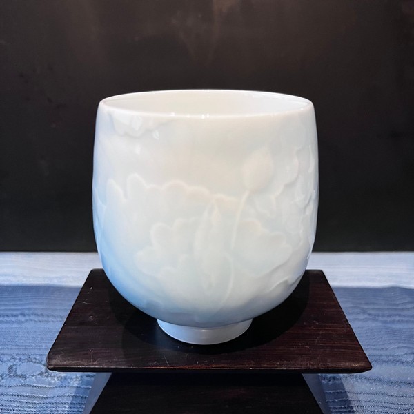 影青刻莲纹杯（影青 · 品杯）